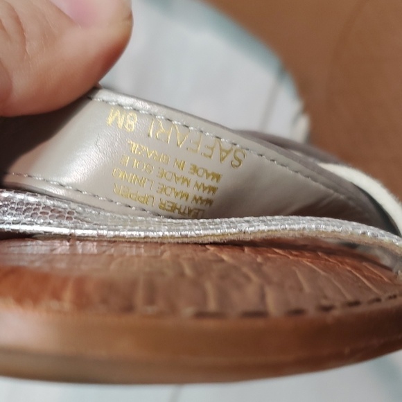 NEW Gianni Bini Womens Saffari Leather Gladiator Sandals Flats shoes sz 8M - Picture 11 of 11